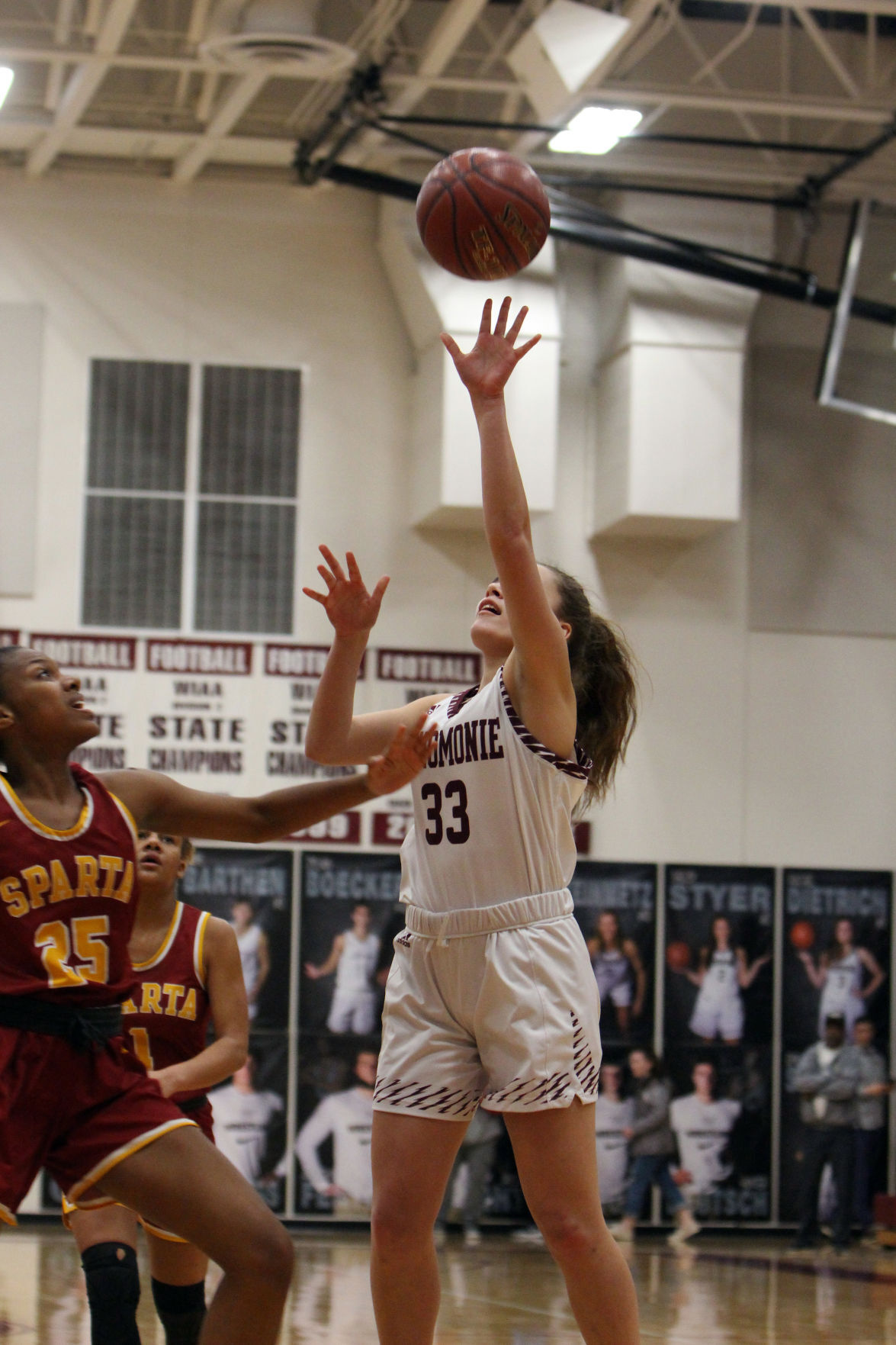 Sparta at Menomonie girls basketball 2-25-20